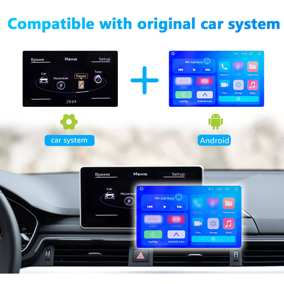 USB CarPlay Dongle Multimedia System Car Radio Multimedia