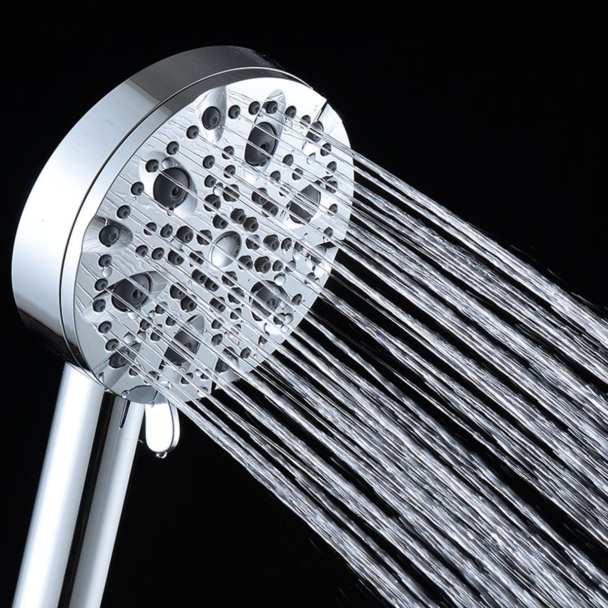 Shower Head Viewable Window Shower Head Silver