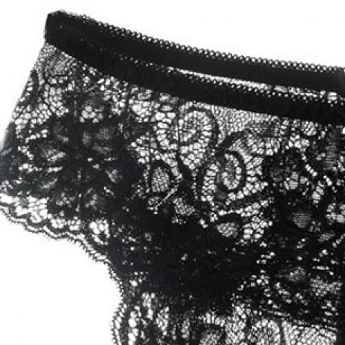 Plus Size Ladies Sexy Underwear Panties Open Crotch Thong
