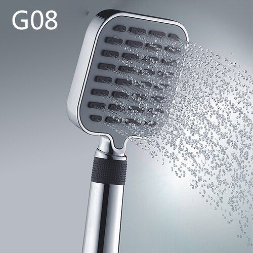 Bathroom Hand Shower Bath Shower Shower Massage Rainfall SPA Water Hand Shower Head Chrome Water Save Sauna Mixer Tap G01