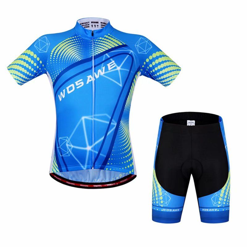 Short Sleeve Cycling Jersey Breathable Quick Dry Elastic