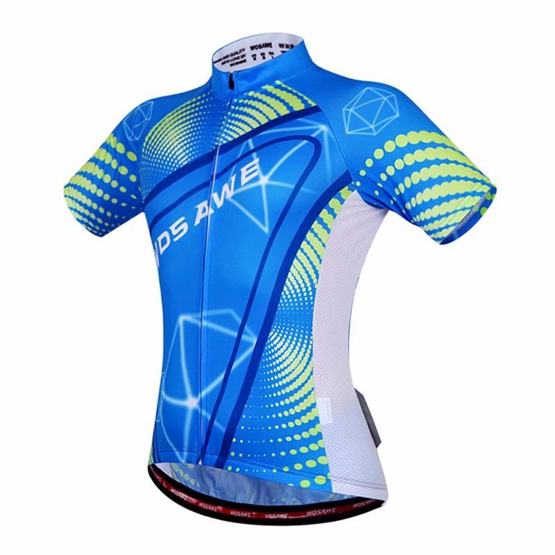 Short Sleeve Cycling Jersey Breathable Quick Dry Elastic