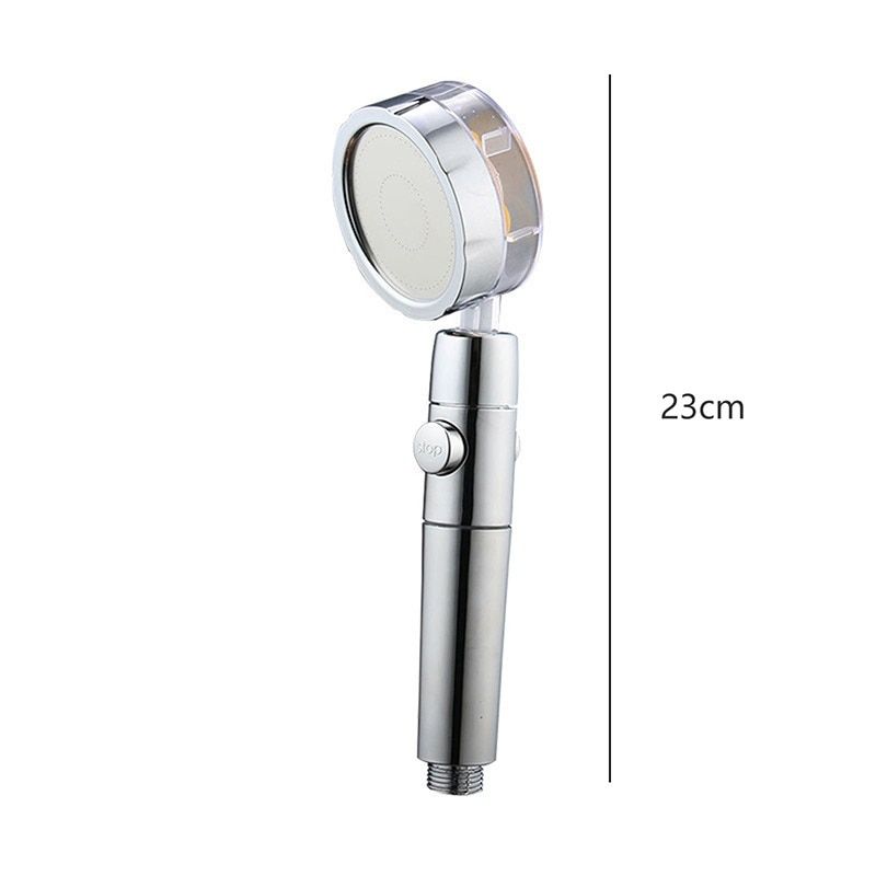 360 Rotated Rainfall Shower Head High Pressure Water Saving Spray Shower Head Fan Bath Hand-held Pressurized Massage Shower Head