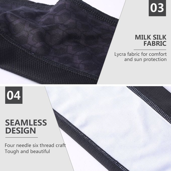 HEROBIKER UPF  + UV Prote Tion Riding  Y Ling  Ooling Arm Warmers  Over-black