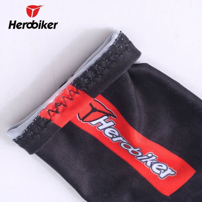 HEROBIKER UPF  + UV Prote Tion Riding  Y Ling  Ooling Arm Warmers  Over-black