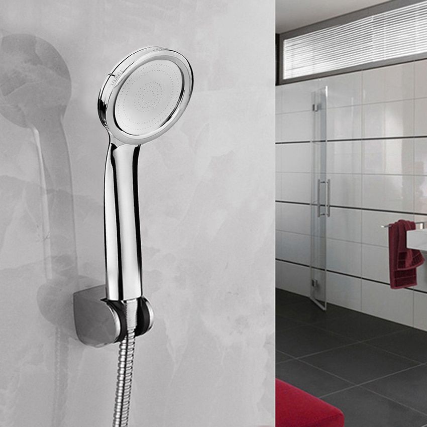High Pressure Hand Held Shower Head With Chrome Water Saving Rain Shower Head Douche Bathroom Accessories RainfallShowerhead