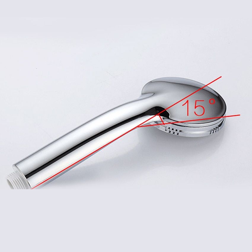 High Pressure Hand Held Shower Head With Chrome Water Saving Rain Shower Head Douche Bathroom Accessories RainfallShowerhead