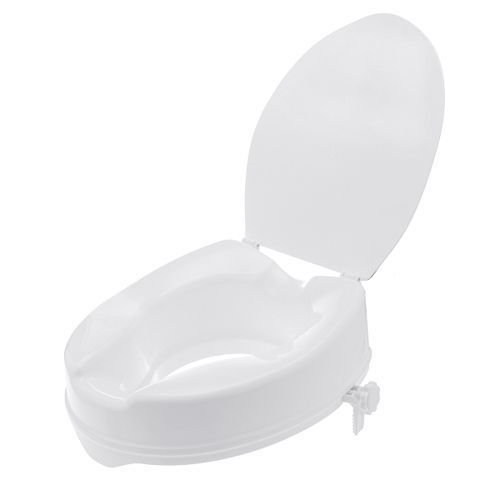 4 Inch D Raised Toilet Seat Elevated Portable White Safety D