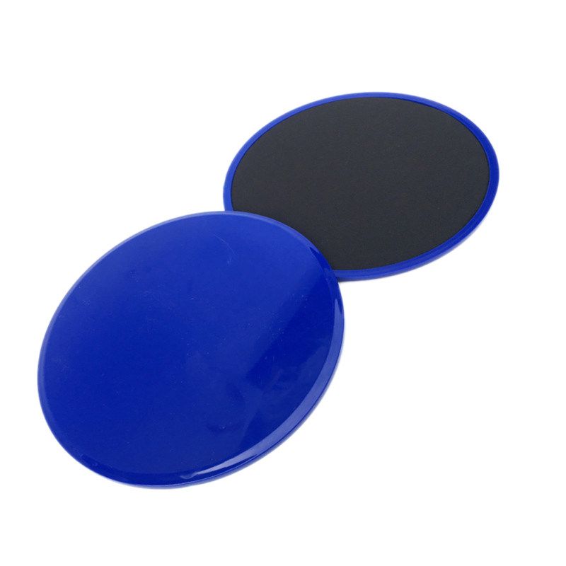 2Pcs Gliding Disc Fitness Exercise Yoga Gym Abdominal-Black