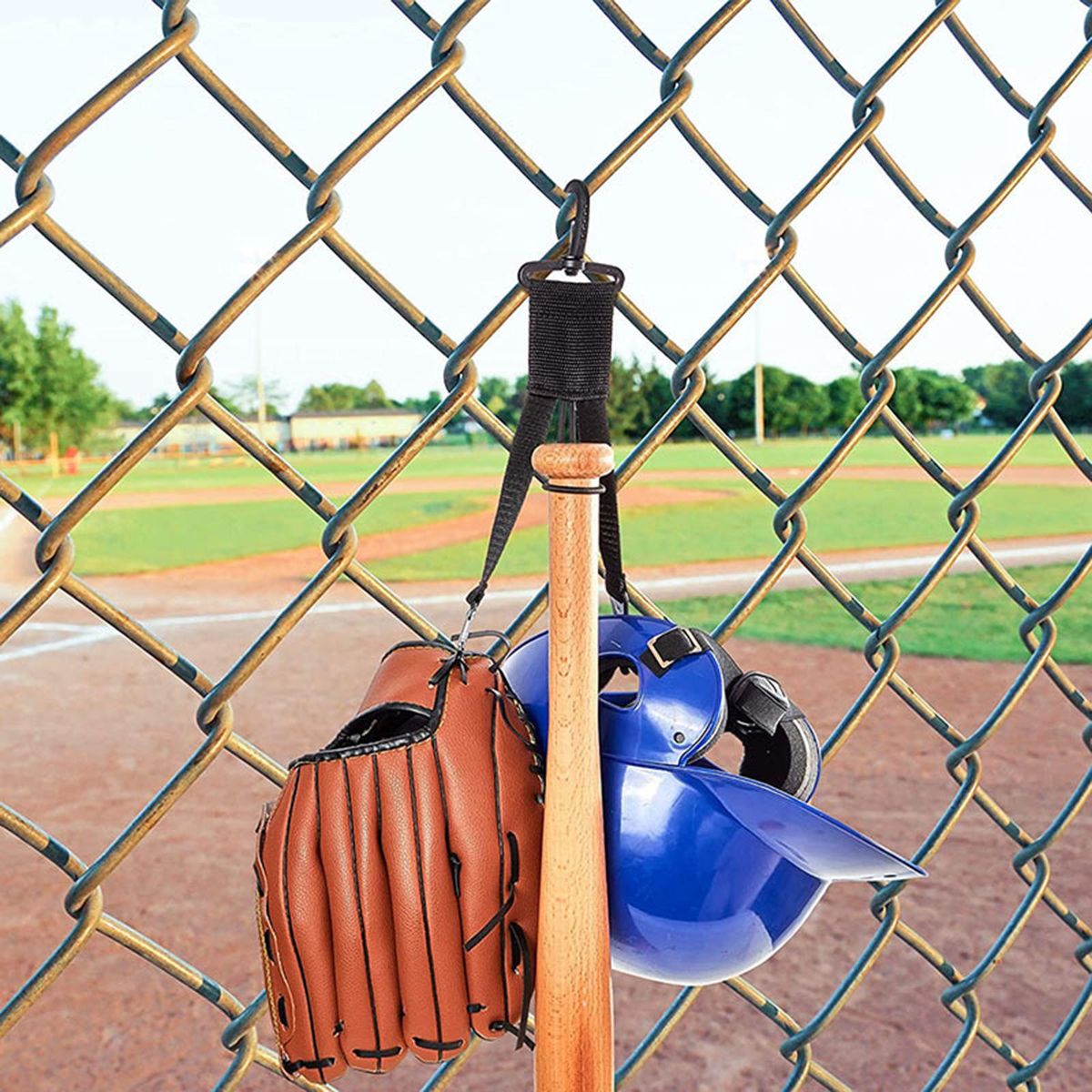 Baseball Softball Gear Hanger, Dugout Organizer, Keeps