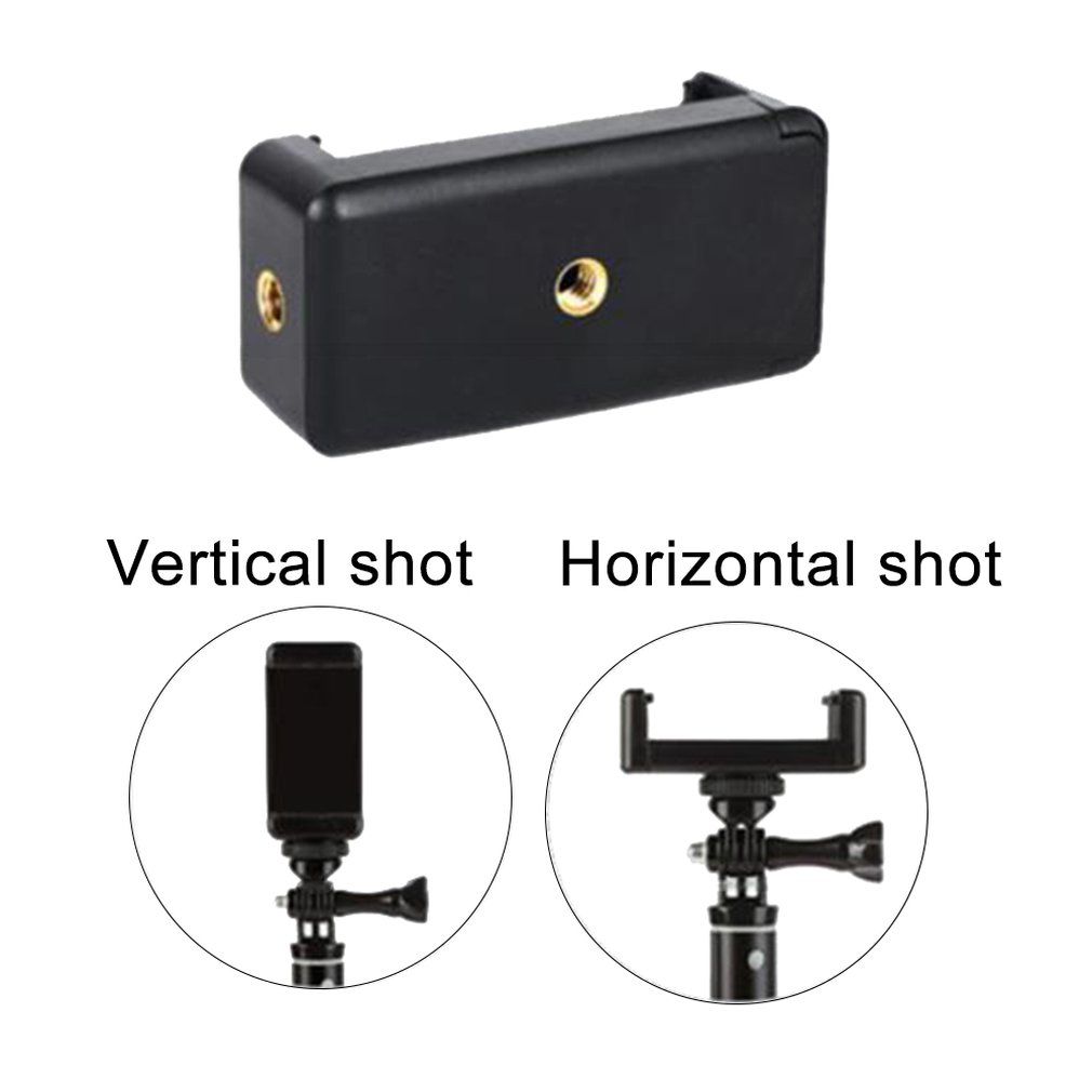Phone Clip Clamp Bracket Holder Stand Support Retractable Mount Universal-black