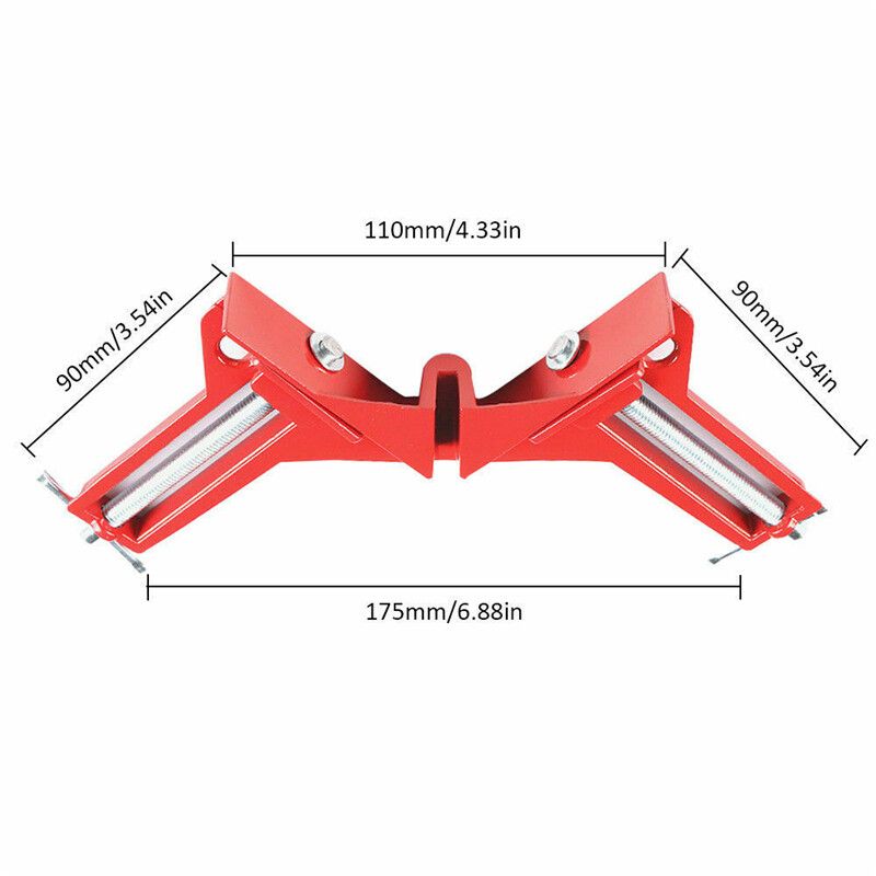 Multifunction Right Angle Wood Clip 90 Degrees Picture Frame Corner Clamp Fish Tank DIY Holder Fixed Fast Carpentry Tool