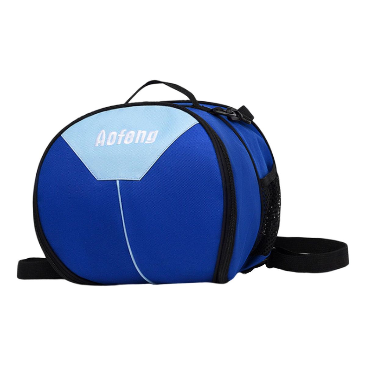 Basketball Shoulder Bag Oxford Fabric Wear Resistant Blue