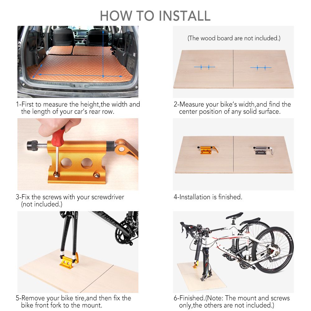 Bike Block Fork Mount Quick Release Fork Mount Bicycle