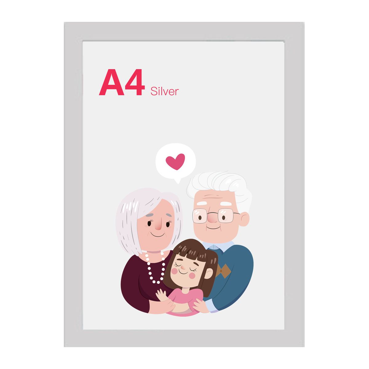 A4 PVC Magnetic Picture Frame Creative Transparent File