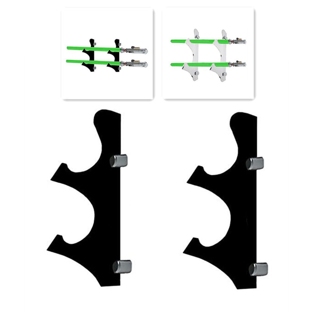 Stand  Hook Display Wall Mounted 2 Tiers Black