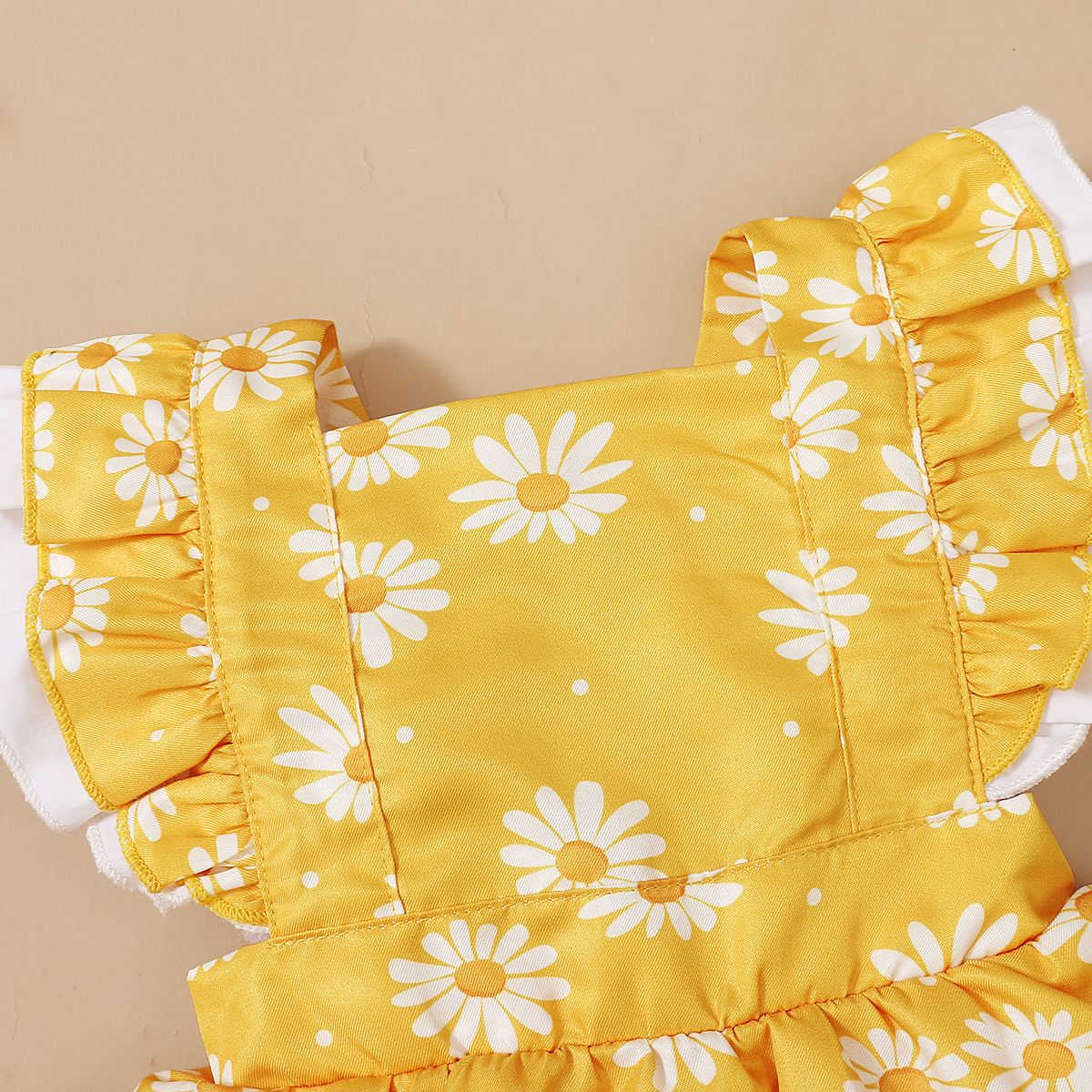 Baby Girls Daisy Floral Sleeveless Bodysuit Dress