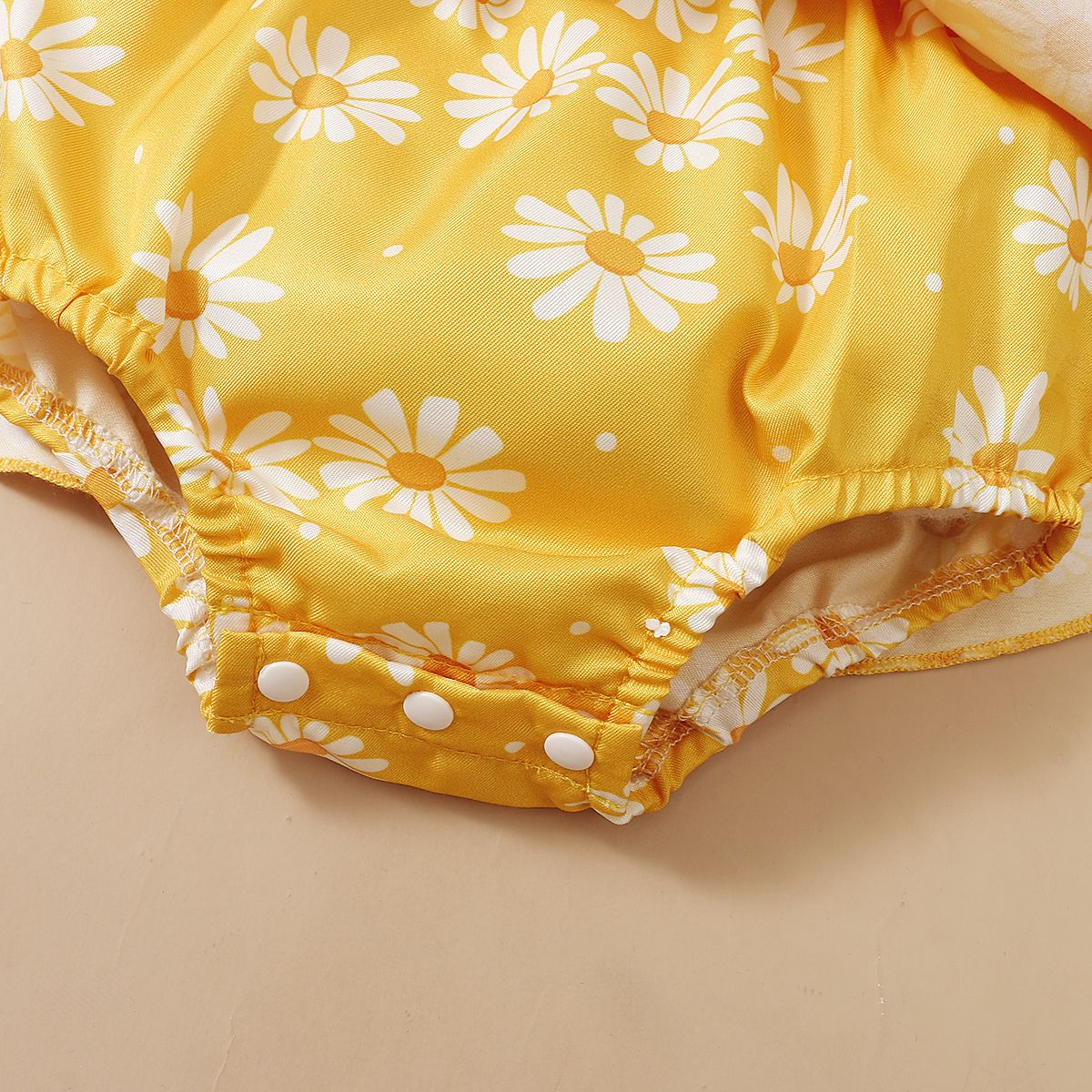 Baby Girls Daisy Floral Sleeveless Bodysuit Dress