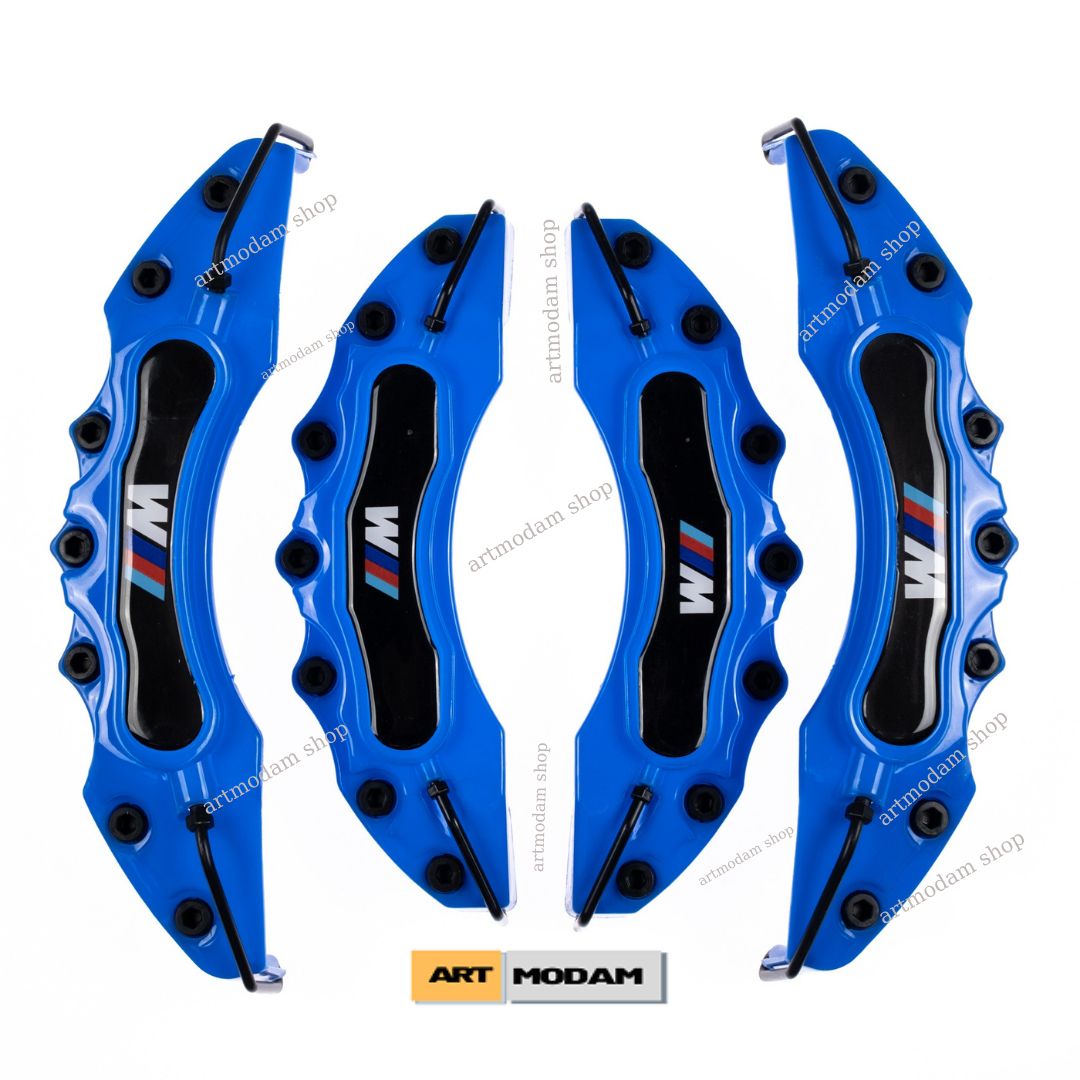 For BMW M Brake Caliper Cover 4 PCs For BMW M Black Blue Green Red Yellow M Auto Spare Parts Accessories And Brake System