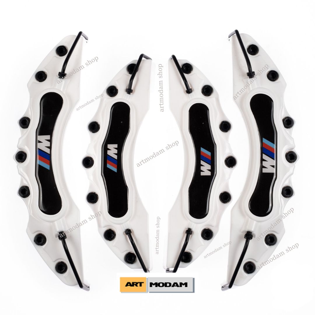 For BMW M Brake Caliper Cover 4 PCs For BMW M Black Blue Green Red Yellow M Auto Spare Parts Accessories And Brake System