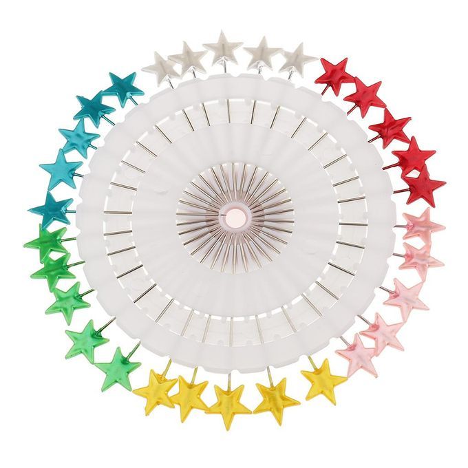 30pcs Multicolor Hijab Shawl Pins Safety Pins Tailor Sewing Pins Star