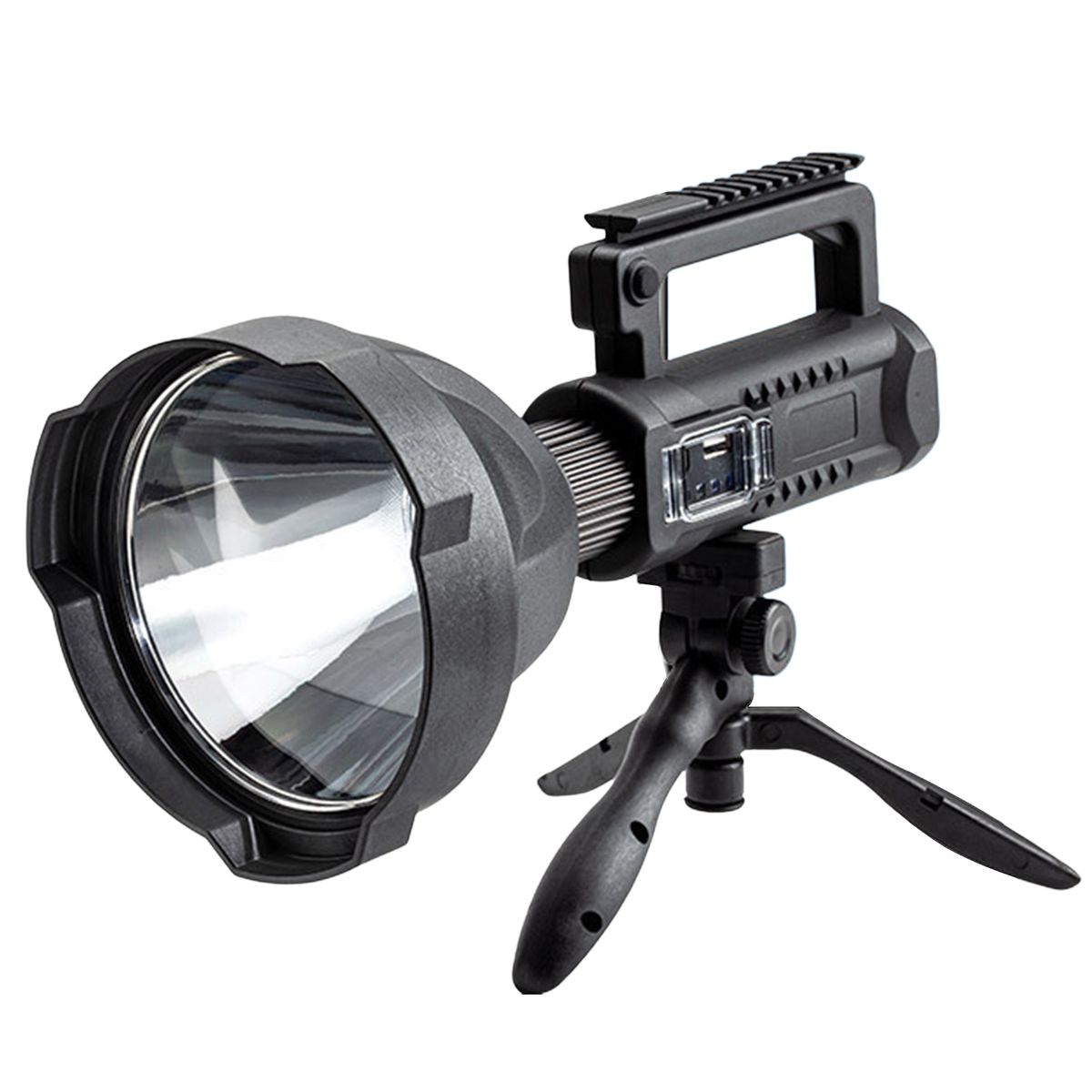 LED Torchlight Water-Resistant Ultra-Bright LED Flashlight Black