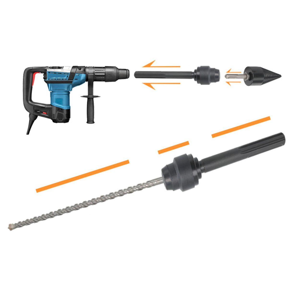 To  Adapter Chuck Drill Converter 1 Piece