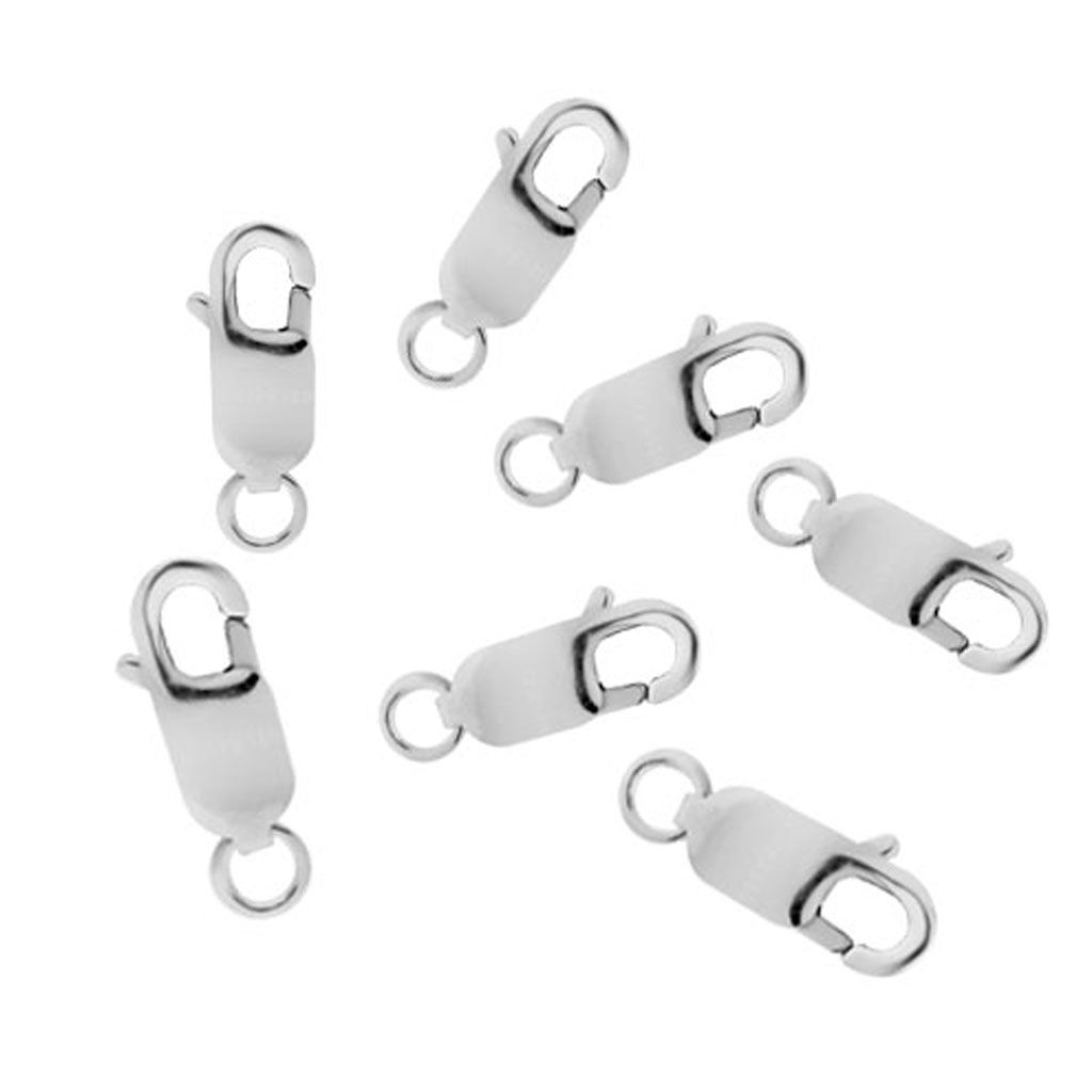 925 Sterling Lobster Clasps Claw Hook Necklace Cords