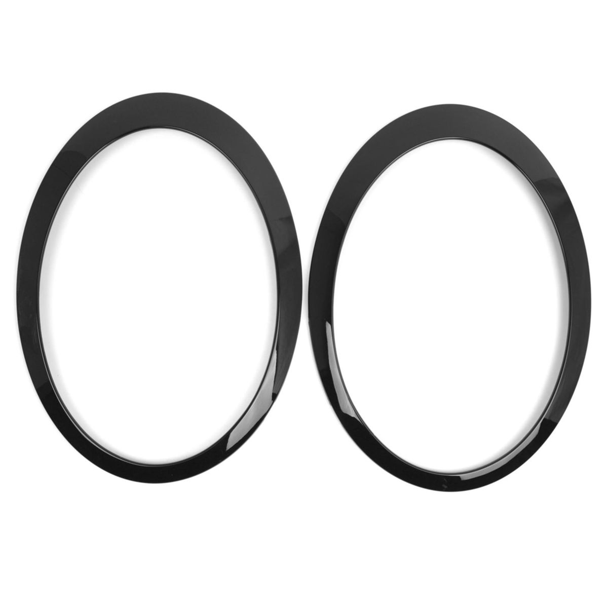 Headlight Trim Ring Black Replacement for BMW Mini Cooper One R50 R52 R53 2001-2006 1 Pair OEM 63126917835 63126917836