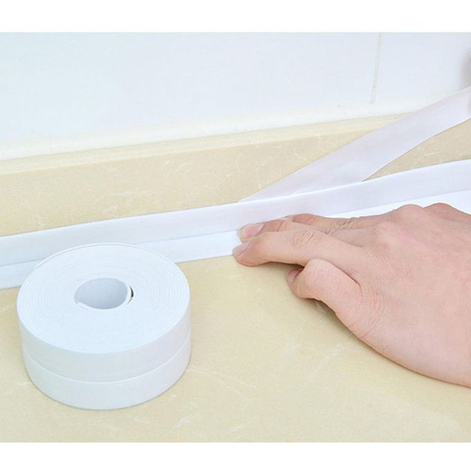 10.50ft Waterproof Self Adhesive Seam Sealing Tape Strong White