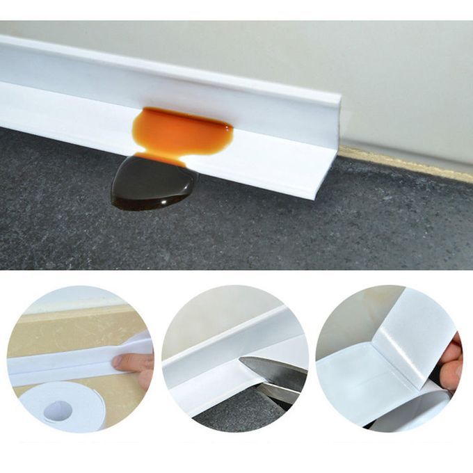 10.50ft Waterproof Self Adhesive Seam Sealing Tape Strong White