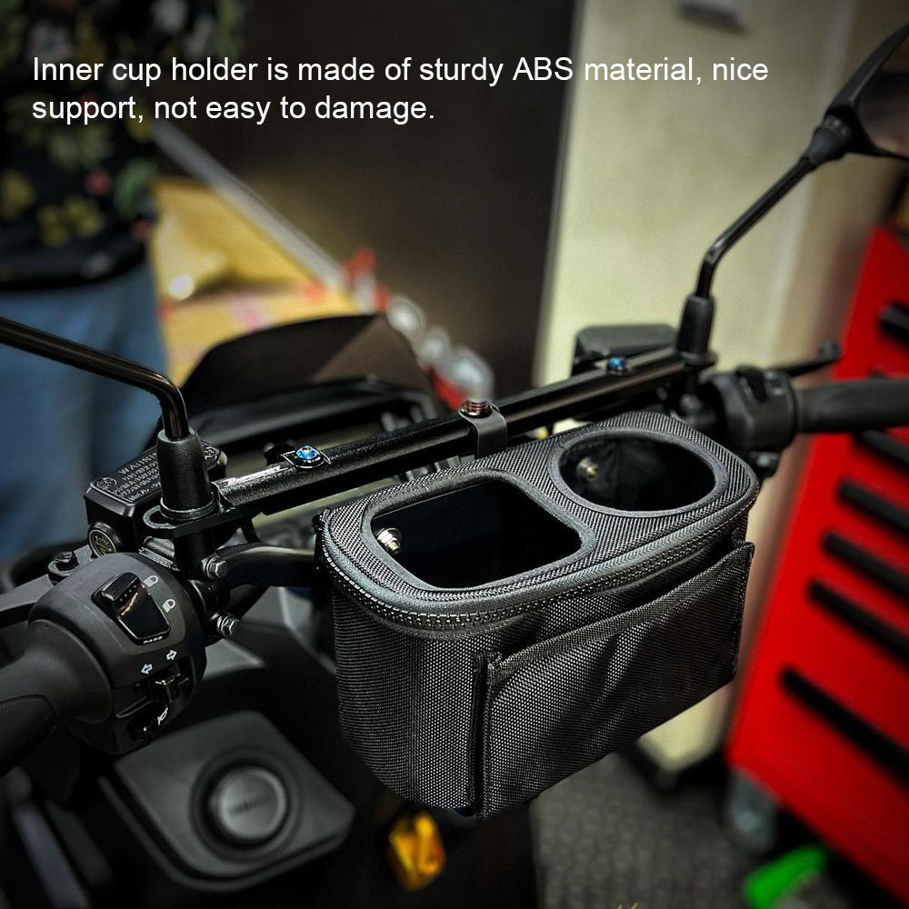 Crossbar For Motorcycle Cup Holder Multifunctional Storage