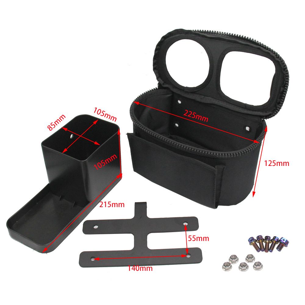Crossbar For Motorcycle Cup Holder Multifunctional Storage