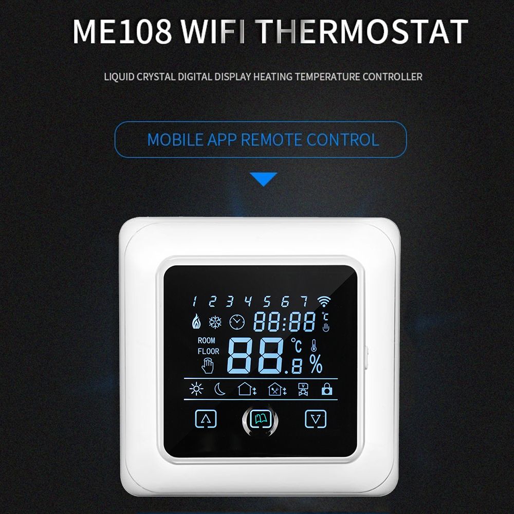 16A Household Programmable Thermostat With WIFI Electric