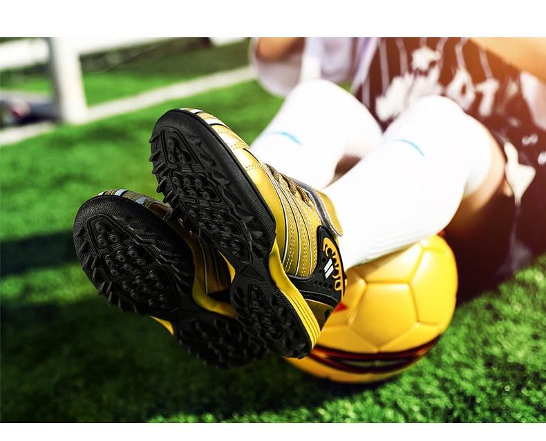 Soccer Boots Children's Training Studded Soccer Boots Gold