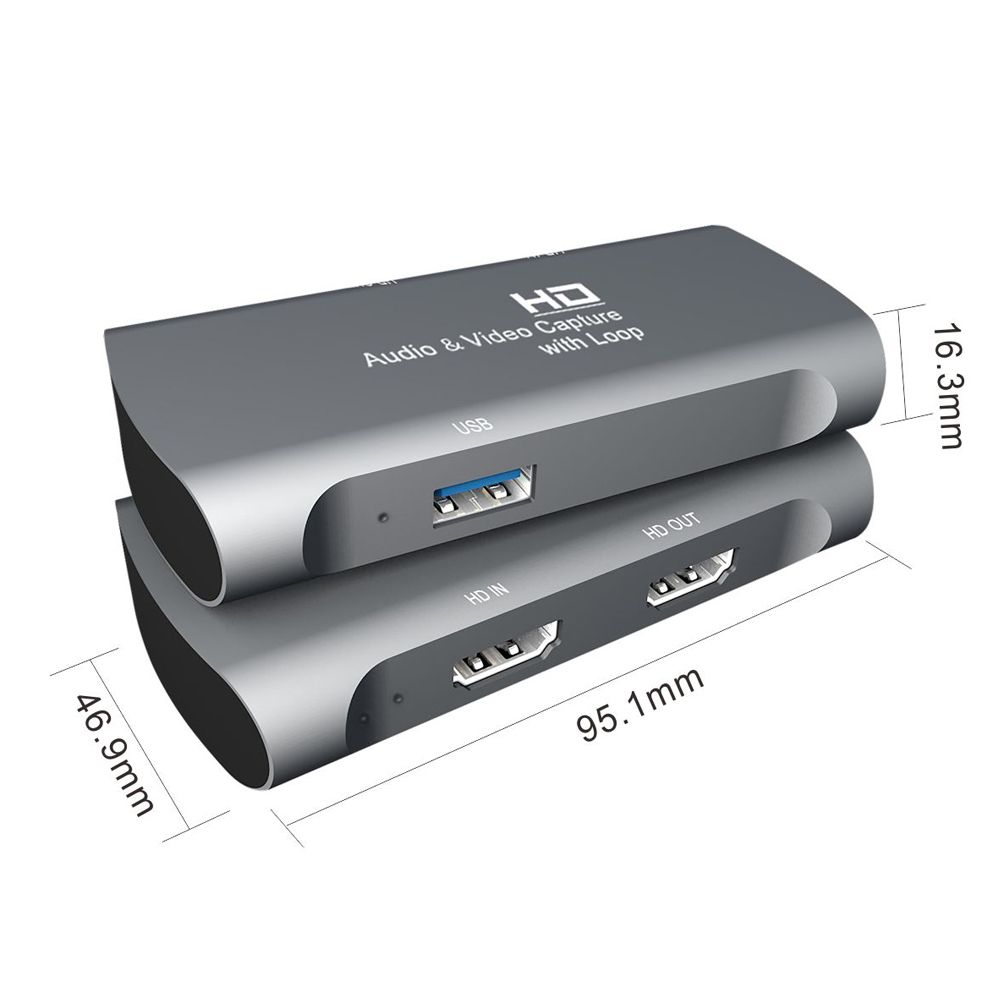 HD Audio Video Capture With 4K Input Full HD 1080P Loop Out
