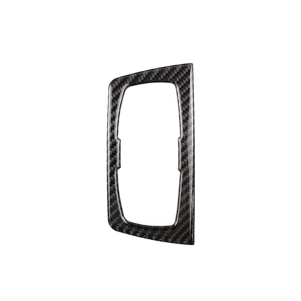 Carbon Fiber Headlight Switch Buttons Decorative Frame Cover Trim Dashboard Interior Molding Sticker for BMW F30 F31 F32 F33 F34 (2012-2020)