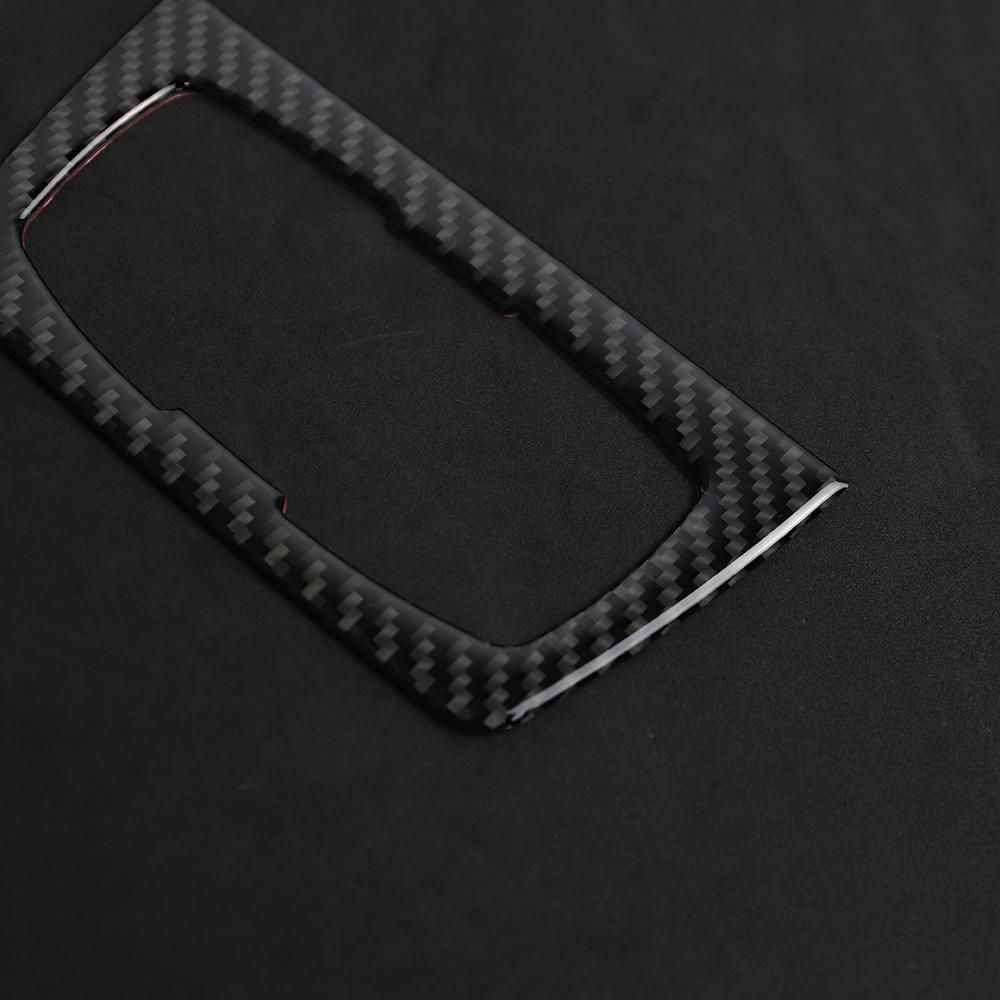 Carbon Fiber Headlight Switch Buttons Decorative Frame Cover Trim Dashboard Interior Molding Sticker for BMW F30 F31 F32 F33 F34 (2012-2020)