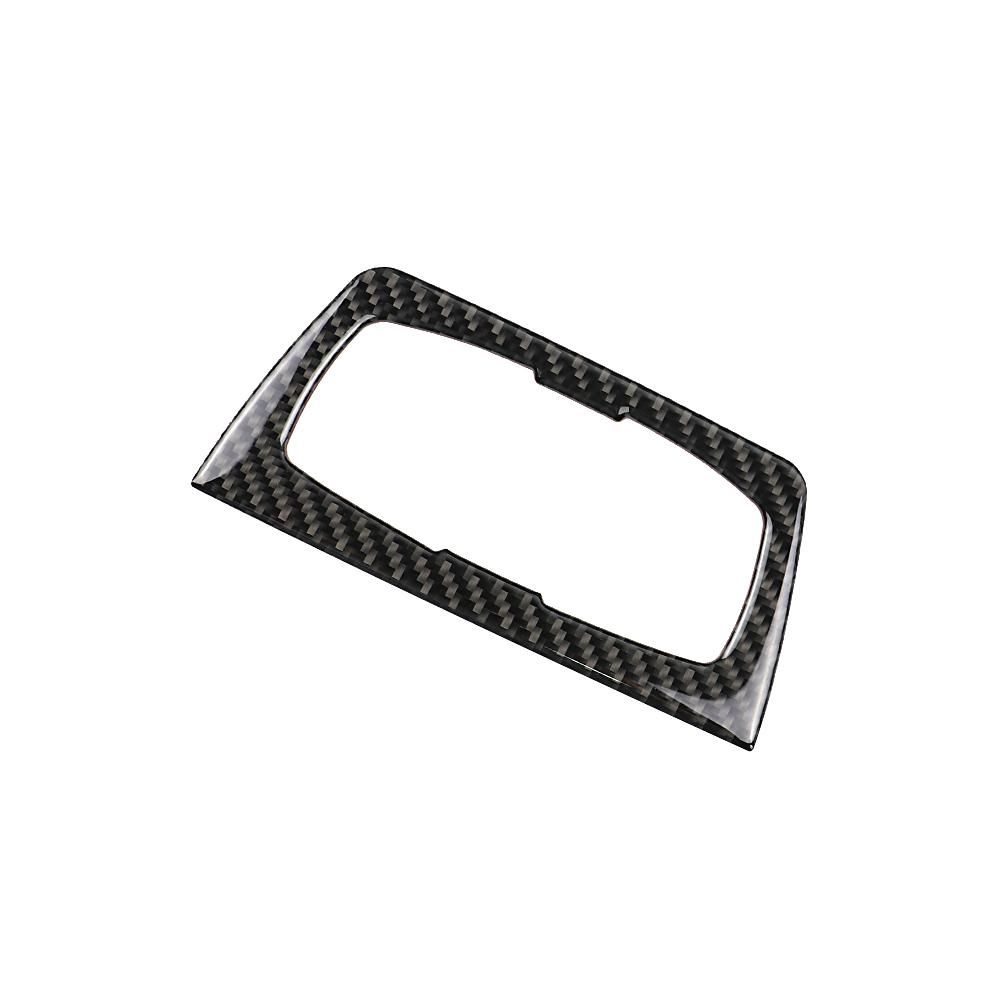 Carbon Fiber Headlight Switch Buttons Decorative Frame Cover Trim Dashboard Interior Molding Sticker for BMW F30 F31 F32 F33 F34 (2012-2020)
