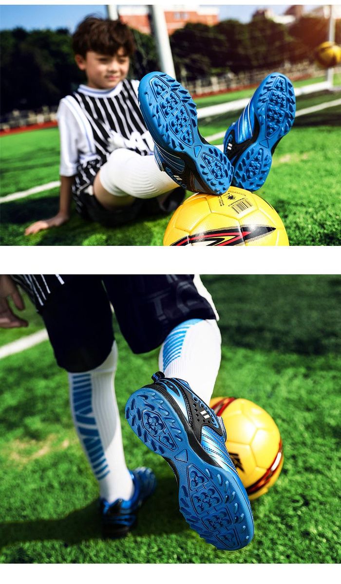 Soccer Boots Children's Training Studded Soccer Boots Blue