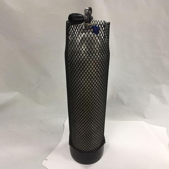 Snorkel Dive Tank Mesh Cover Scuba Diving Cycling Net Cover PVC Black