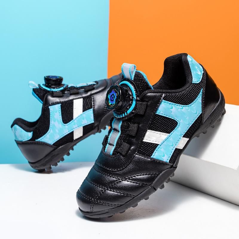 Soccer Shoes Children's Breathable Training Soccer Shoes Black
