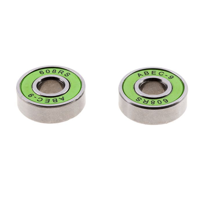 10Pcs/Pack ABEC-9 608RS Roller Skate Wheel Bearings Seal Ball Green