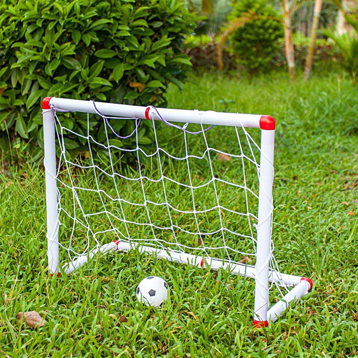 1 Set Mini Soccer Toy Childrens Football Goal Foldable Kids Target Net