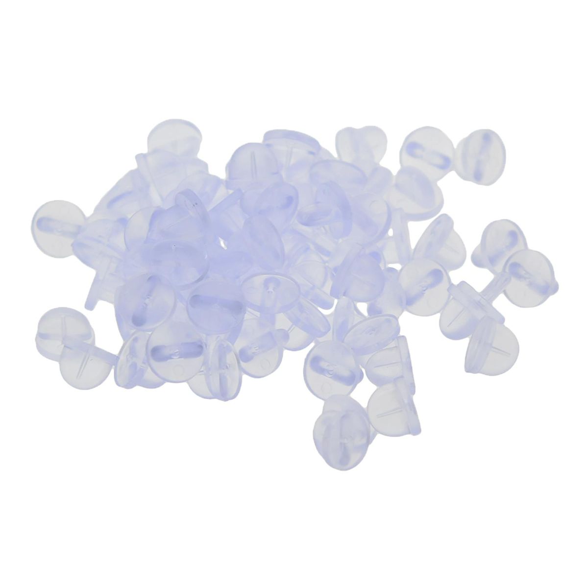 200Pcs Silicone Pin Backs Butterfly Clutch For Enamel Pins Clear