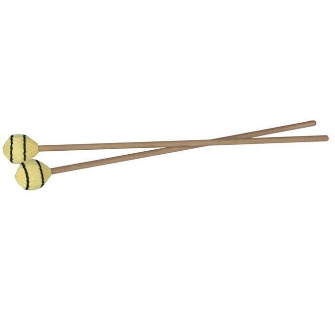 2pcs Marimba Mallets With Beech Handle For Percussion Keyboard