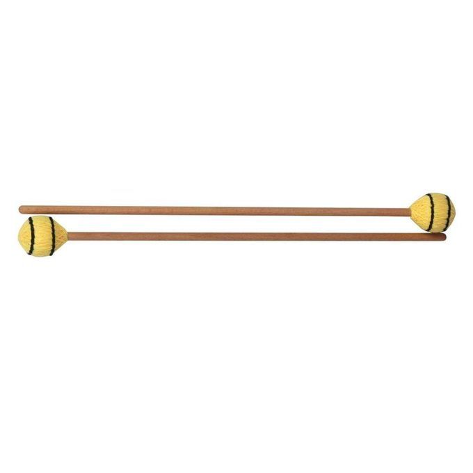 2pcs Marimba Mallets With Beech Handle For Percussion Keyboard