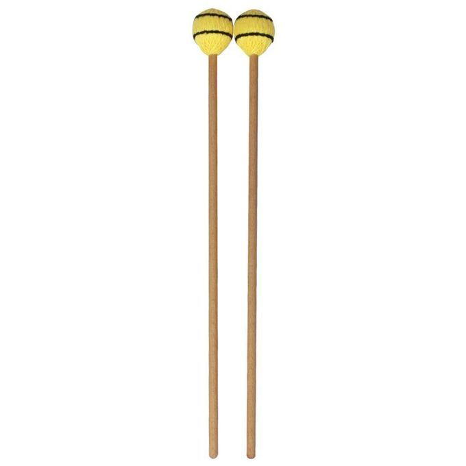 2pcs Marimba Mallets With Beech Handle For Percussion Keyboard