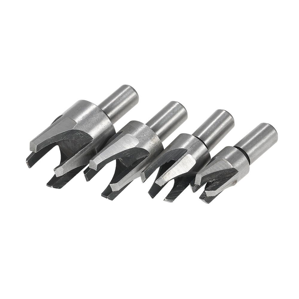 4PCS Claw Corkscrew 6/8/10/13mm Carbon Steel Wood Plug Hole