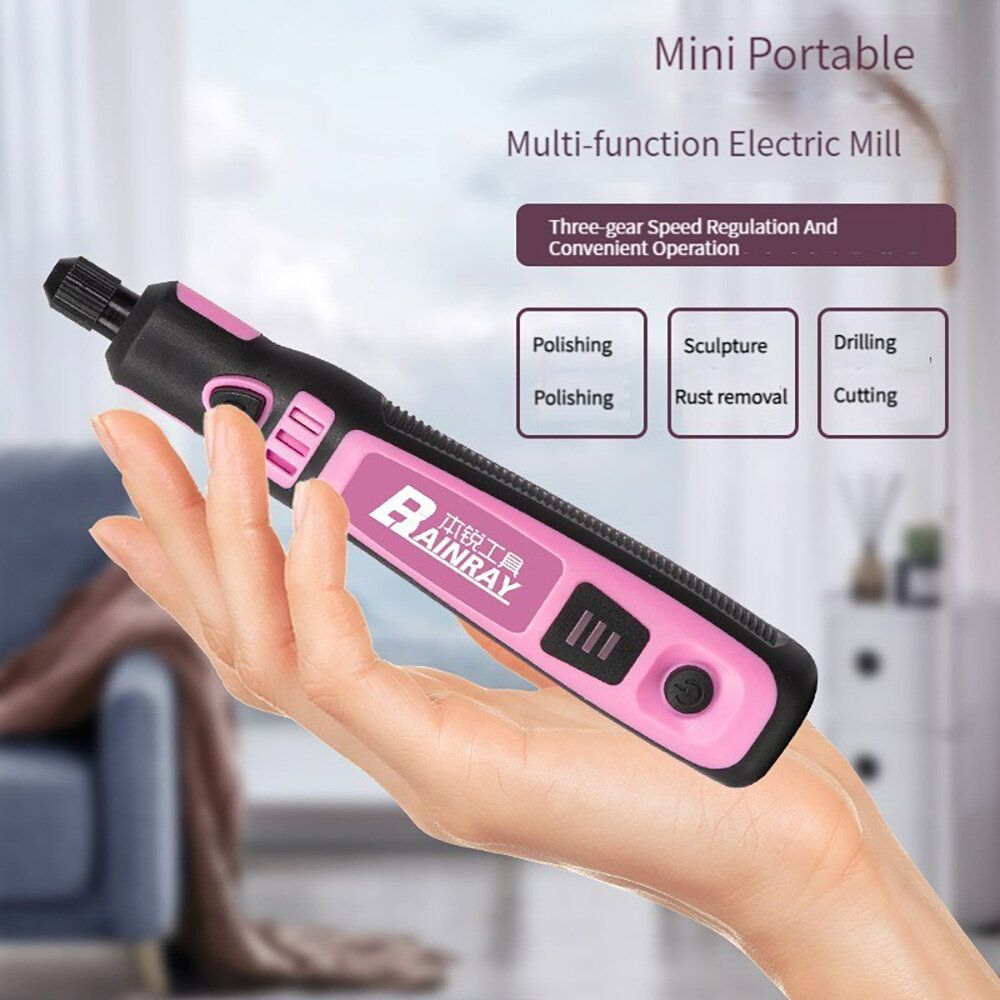 3.6V 3 Gears 5000-10000-15000r Engraver Rechargeable Hand